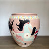 Hand Painted Pot  with Lucky  Horeses(WIP) Design