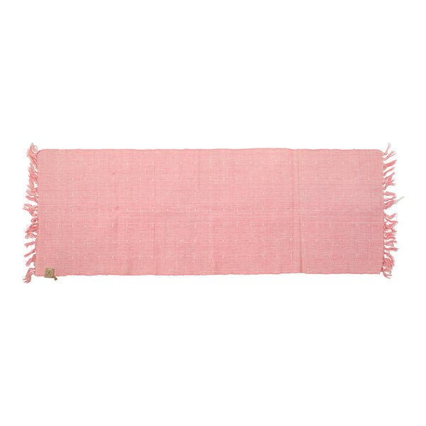 Pink Table Mat with White Dotted Pattern (Small)