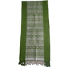 Natural Dyed Handwoven Cotton Table Runner (Wide Border)