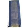 Natural Dyed Handwoven Cotton Table Runner (Wide Border)