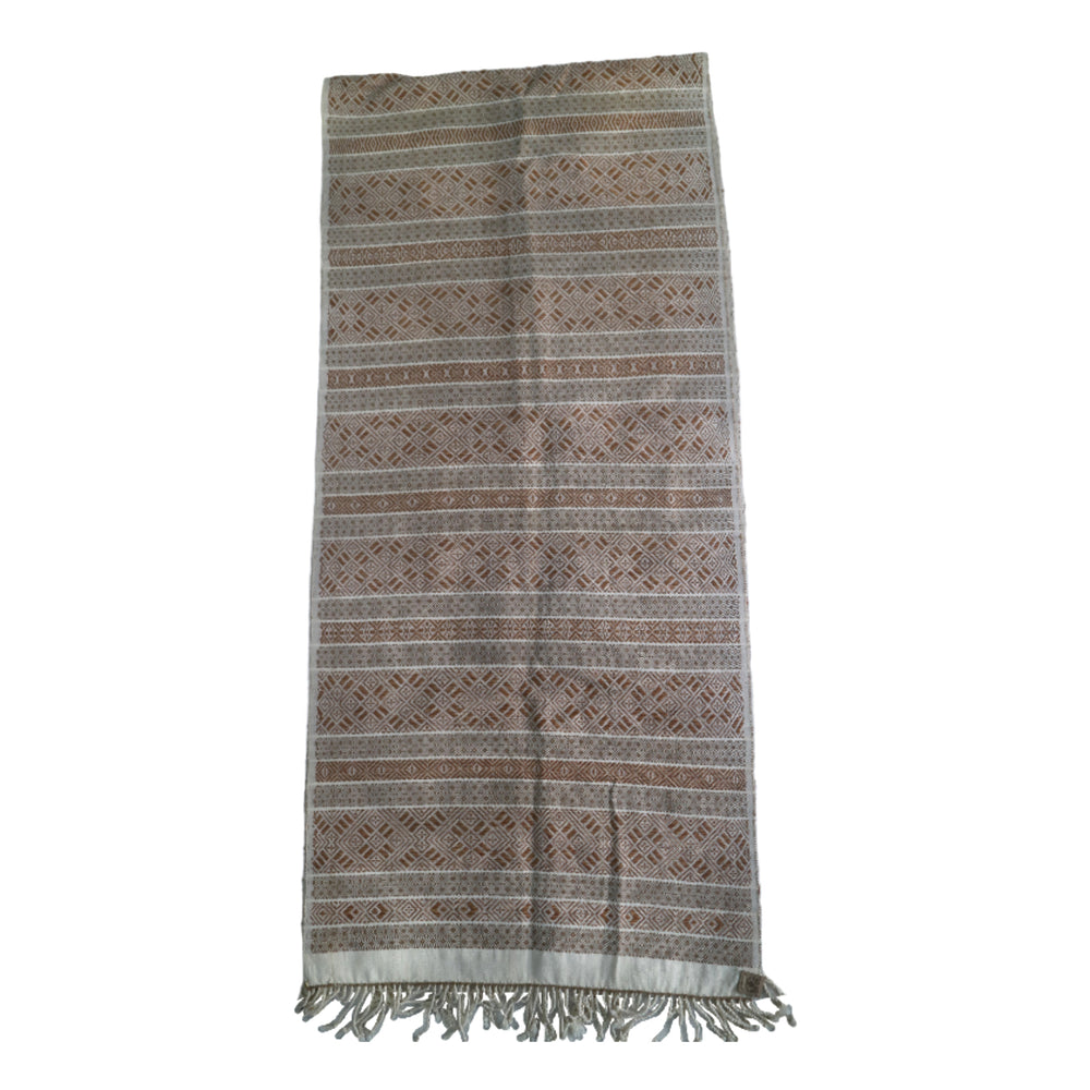 Natural Dyed Handwoven Cotton Table Runner (Large)