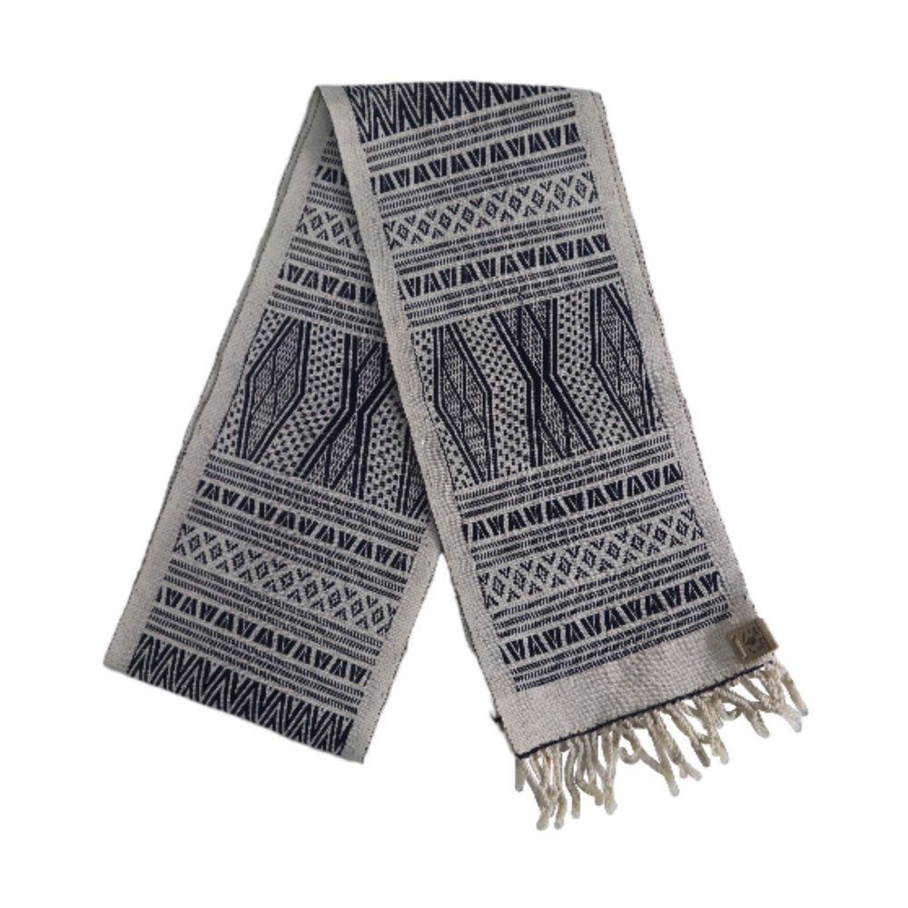 Natural Dyed Handwoven Cotton Console Runner
