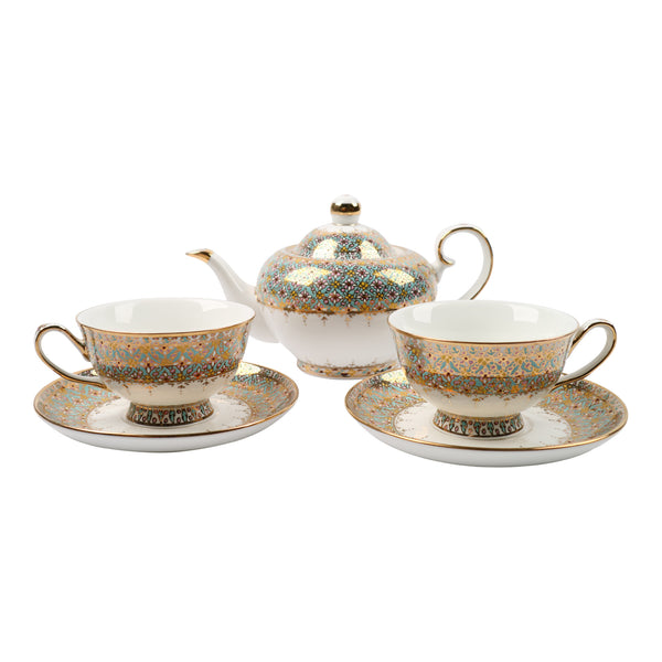 Glorious Hand-painted Tea Set