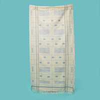 Organic Dyed Handwoven Cotton Throw in Chin Design