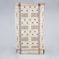 Organic Dyed Handwoven Cotton Throw in Chin Design