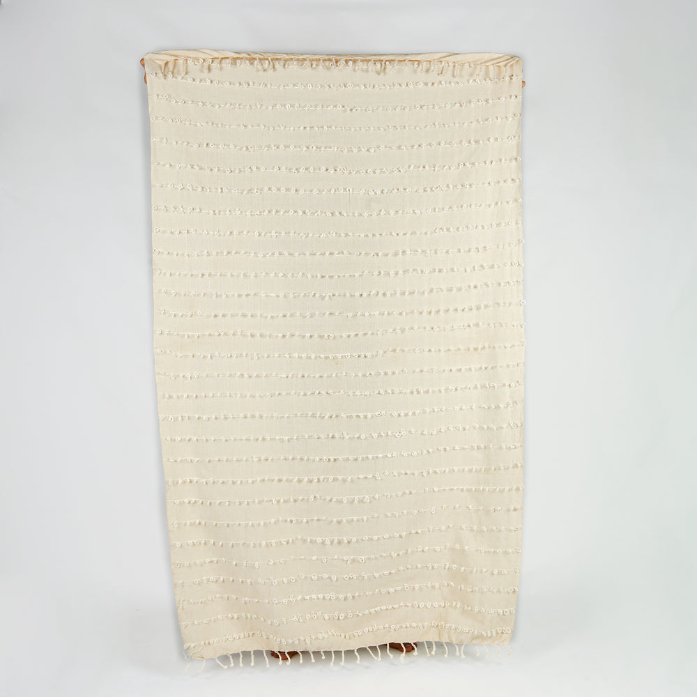 Handwoven Coral Mist Throw