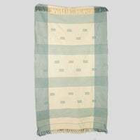 Natural Dyed Handwoven Cotton Throw in Traditional Chin Pattern
