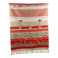 Handwoven Modern Pattern  Design Cotton Throw