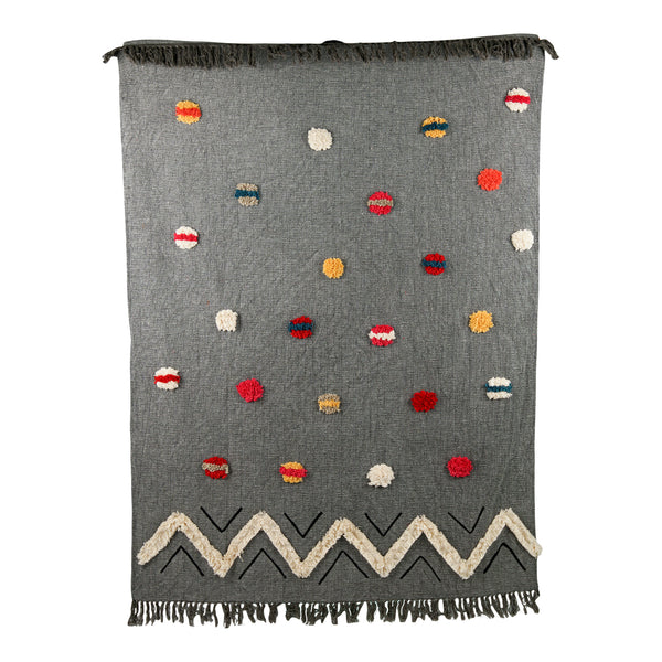 Handwoven Modern Pattern  Design Cotton Throw