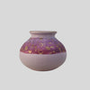 Hand painted Water Pot with Decoupage Flower Design