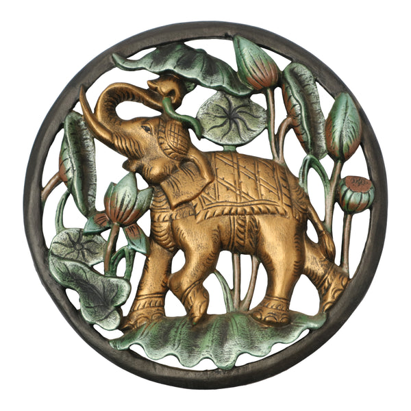 Antique Inspired Wooden Wall Hanging - 